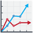 Line chart icon