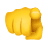 Pointing at user icon